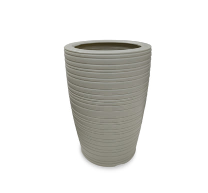 GARDENCIA VIVA 25 Inch Long Round Planter Pot | Blow Molded Flower Pot for Indoor & Outdoor Plants | Lightweight Heavy Duty Garden Pot | Weather Resistant Decorative Planter for Home Garden & Terrace Garden