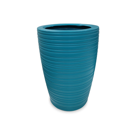 GARDENCIA VIVA 25 Inch Long Round Planter Pot | Blow Molded Flower Pot for Indoor & Outdoor Plants | Lightweight Heavy Duty Garden Pot | Weather Resistant Decorative Planter for Home Garden & Terrace Garden