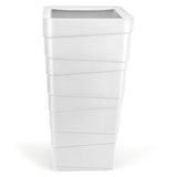 GARDENCIA B ZIGZAG 28 Inch Long Square Planter Pot | Blow Molded Flower Pot for Indoor & Outdoor Plants | Lightweight Heavy Duty Garden Pot | Weather Resistant Decorative Planter for Home Garden & Terrace Garden
